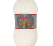 Пряжа для вязания Himalaya LANA LUX 800 (50% шерсть 50% акрил) 5х10х800м цв. 74604 экрю