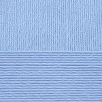 Пряжа для вязания Пехорка Виртуозная (100% мерсеризованный хлопок) 5х100г/333м цв.005 голубой