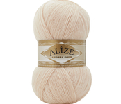Пряжа для вязания Ализе Angora Gold (20% шерсть, 80% акрил) 5х100г/550м цв.841 песочный