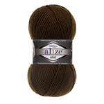 Пряжа для вязания Ализе Superlana midi (25% шерсть, 75% акрил) 5х100г/170м цв.214 оливковый зеленый