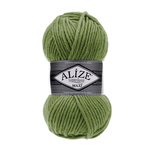 Пряжа для вязания Ализе Superlana maxi (25% шерсть, 75% акрил) 5х100г/100м цв.620 оливковый
