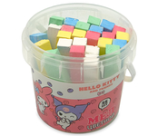 72005 Мелки цветные для письма и рисования 'Hello Kitty&friends', 25 шт в ведерке, Centrum