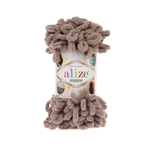 Пряжа для вязания Ализе Puffy (100% микрополиэстер) 5х100г/9.5м цв.530 бежевый