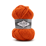 Пряжа для вязания Ализе Superlana maxi (25% шерсть, 75% акрил) 5х100г/100м цв.225 оранжевый