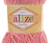 Пряжа для вязания Ализе Softy (100% микрополиэстер) 5х50г/115м цв.265 персик
