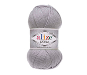 Пряжа для вязания Ализе Extra (100% акрил) 5х100г/220м цв.52 серый