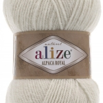 Пряжа Alize Alpaca Royal 152 бежевый меланж