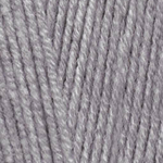Пряжа для вязания Ализе Cotton gold (55% хлопок, 45% акрил) 5х100г/330м цв.087 угольный серый