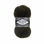 Пряжа для вязания Ализе Superlana maxi (25% шерсть, 75% акрил) 5х100г/100м цв.241 темно зеленый