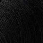 Пряжа для вязания ПЕХ Детский каприз (50% мериносовая шерсть, 50% фибра) 10х50г/225м цв. 02 Черный