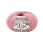 Пряжа для вязания Ализе Atlas (49% шерсть, 51% полиэстер) 10х50г/250м цв.246 роза