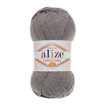 Пряжа для вязания Ализе Cotton Baby Soft (50% хлопок, 50% акрил) 5х100г/270м цв.197 т.серый меланж