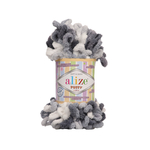 Пряжа для вязания Ализе Puffy color (100% микрополиэстер) 5х100г/9м цв.5925