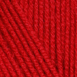 Пряжа для вязания Ализе Cotton Baby Soft (50% хлопок, 50% акрил) 5х100г/270м цв.056 красный
