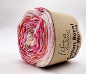 Пряжа для вязания FIBRA NATURA Cotton Royal Color Waves (100% хлопок) 5х100х210м цв.22-01 мультиколор