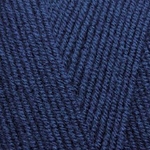 Пряжа для вязания Ализе LanaGold 800 (49% шерсть, 51% акрил) 5х100г/800м цв.058 т.синий