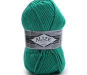 Пряжа для вязания Ализе Superlana maxi (25% шерсть, 75% акрил) 5х100г/100м цв.642 бирюзовый