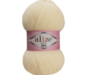 Пряжа для вязания Ализе Extra (100% акрил) 5х100г/220м цв.1 молочный