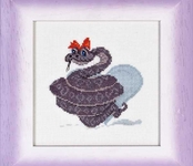 Набор для вышивания Alisena 1057 Змеюшка 11x11 см