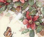Набор для вышивания Classic Design 4325 Цветы и бабочки 14x40 см