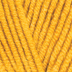 Пряжа для вязания Ализе Superlana midi (25% шерсть, 75% акрил) 5х100г/170м цв.002 шафран