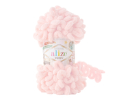 Пряжа для вязания Ализе Puffy (100% микрополиэстер) 5х100г/9.5м цв.639 кристально-розовый