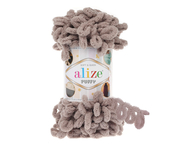 Пряжа для вязания Ализе Puffy (100% микрополиэстер) 5х100г/9.5м цв.268 молочно бежевый