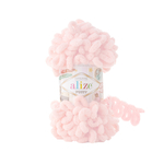 Пряжа для вязания Ализе Puffy (100% микрополиэстер) 5х100г/9.5м цв.639 кристально-розовый