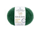Пряжа для вязания GAZZAL Super Kid Mohair (47% Супер Кид Мохер,31% Мериносовая шерсть, 22% ПА) 6х25х237м цв. 64424