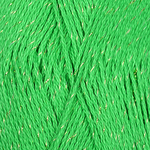 Пряжа для вязания Пехорка Блестящее лето (95% мерсеризованный хлопок 5% метанит) 5х100г/380м цв.480 ярк.зелень