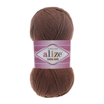 Пряжа для вязания Ализе Cotton gold (55% хлопок, 45% акрил) 5х100г/330м цв.493 коричневый