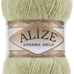 Пряжа для вязания Ализе Angora Gold (20% шерсть, 80% акрил) 5х100г/550м цв.267 оливковый