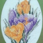 Набор для вышивания Alisena 1025 Первоцвет 7x11 см