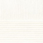 Пряжа для вязания ПЕХ Перспективная (50% мериносовая шерсть, 50% акрил) 5х100г/270м цв.001 белый
