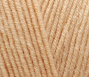 Пряжа для вязания Ализе LanaGold (49% шерсть, 51% акрил) 5х100г/240м цв.680 медовый