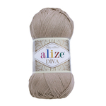 Пряжа для вязания Ализе Diva (100% микрофибра) 5х100г/350м цв.167 бежевый