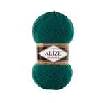 Пряжа для вязания Ализе LanaGold (49% шерсть, 51% акрил) 5х100г/240м цв. 507 античный зеленый