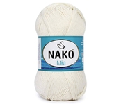 Пряжа для вязания NAKO Mia (100% Хлопок мерсеризированный) 5х50х170м цв. 2472 молочный