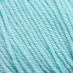 Пряжа для вязания ПЕХ Детский каприз тёплый (50% мериносовая шерсть, 50% фибра) 10х50г/125м цв.222 Голубая бирюза