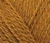 Пряжа для вязания Пехорка Деревенская (100% полугрубая шерсть) 10х100г/250м цв.044 золото