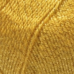 Пряжа для вязания Ализе Sal simli (95% акрил, 5% металлик) 5х100г/460м цв.002 т.желтый