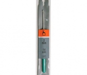 Крючок для вязания с пластиковой ручкой Pony 2,0 мм 14 см 46201