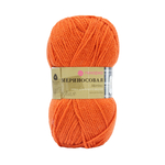 Пряжа для вязания ПЕХ Мериносовая (50% шерсть, 50% акрил) 10х100г/200м цв. 284 оранжевый
