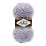 Пряжа для вязания Ализе LanaGold (49% шерсть, 51% акрил) 5х100г/240м цв.200 серо-голубой