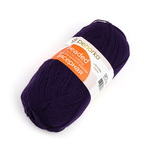 Пряжа для вязания ПЕХ Бисерная (100% акрил) 5х100г/450м цв.698 т.фиолетовый