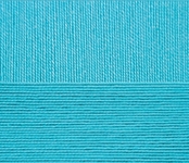 Пряжа для вязания Пехорка Цветное кружево (100% мерсеризованный хлопок) 4х50г/475м цв.045 т.бирюза