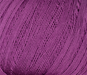 Пряжа для вязания Пехорка Цветное кружево (100% мерсеризованный хлопок) 4х50г/475м цв.567 т.фиалка
