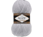 Пряжа для вязания Ализе LanaGold (49% шерсть, 51% акрил) 5х100г/240м цв.  851 барвинок