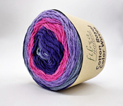 Пряжа для вязания FIBRA NATURA Cotton Royal Color Waves (100% хлопок) 5х100х210м цв.22-08 мультиколор