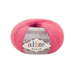 Пряжа для вязания Ализе Atlas (49% шерсть, 51% полиэстер) 10х50г/250м цв.149 фуксия